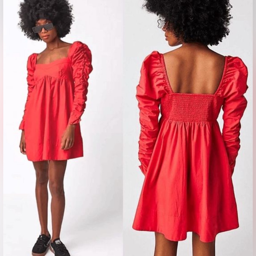 NWT Free People Lindsay BABYDOLL Dress Size Medium - Picture 2 of 9